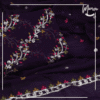 Unstitched 3 Piece Purple Chiffon Dress A-120